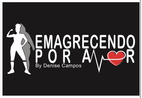 Logo Emagrecendo por Amor, by Denise Campos